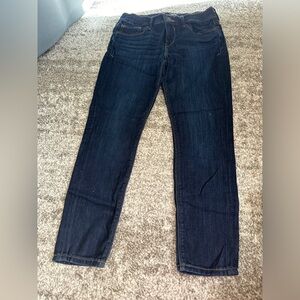 Express midrise legging dark wash jeans size 8 short